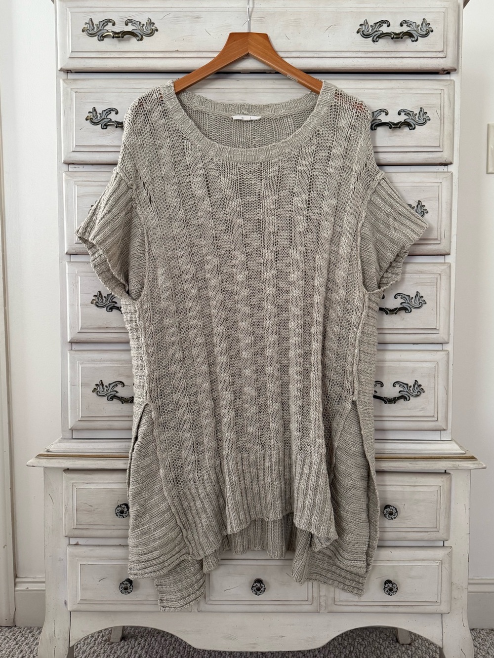 Vici Heather Oatmeal Sweater